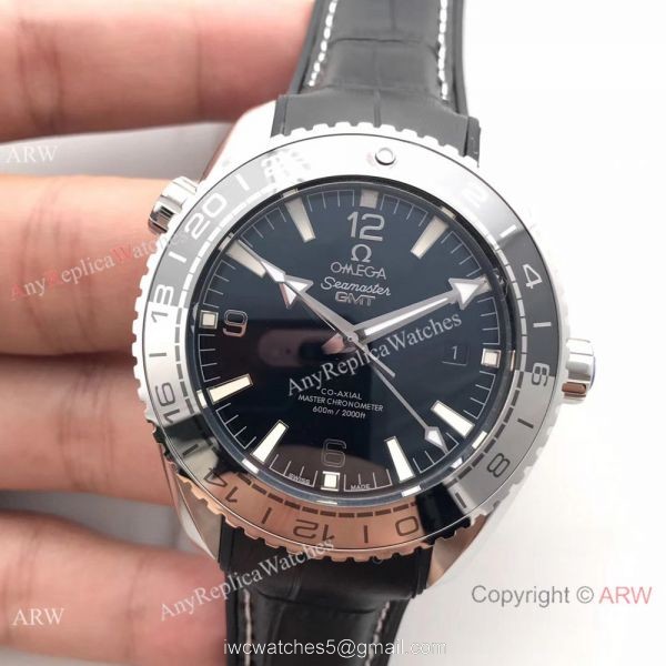 Swiss Copy Omega Seamaster GMT 600m Watch SS New BlackSilver Bezel Swiss Copy Omega Seamaster GMT 600m Watch SS New BlackSilver Bezel