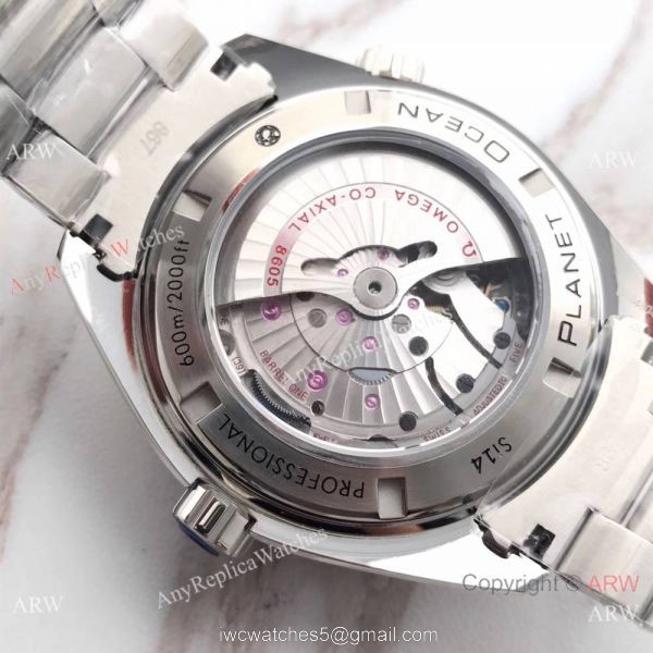 Swiss Grade Omega Seamaster GMT 600m Replica Watch SS New Bezel Swiss Grade Omega Seamaster GMT 600m Replica Watch SS New Bezel