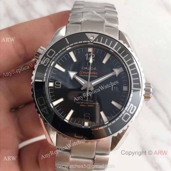 AAA Swiss Replica Omega Seamaster Planet Ocean 600m 8900 Watch SS Black Bezel AAA Swiss Replica Omega Seamaster Planet Ocean 600m 8900 Watch SS Black Bezel