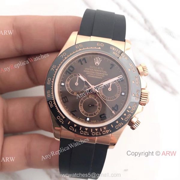 ARF Swiss 4130 Rolex Daytona Rubber Strap Replica 1:1 Best Edition Watch ARF Swiss 4130 Rolex Daytona Rubber Strap Replica 1:1 Best Edition Watch
