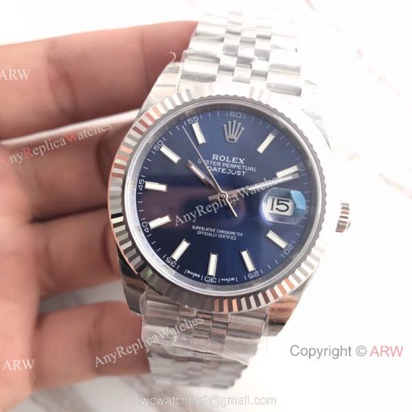 (EW) SWISS ETA3235 Rolex DateJust II Blue Dial Replica Watch 41mm (EW) SWISS ETA3235 Rolex DateJust II Blue Dial Replica Watch 41mm