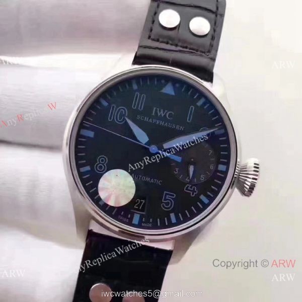 New IWC Big Pilots 7 days Muhammad Ali Watch SS BlueBlack Dial New IWC Big Pilots 7 days Muhammad Ali Watch SS BlueBlack Dial