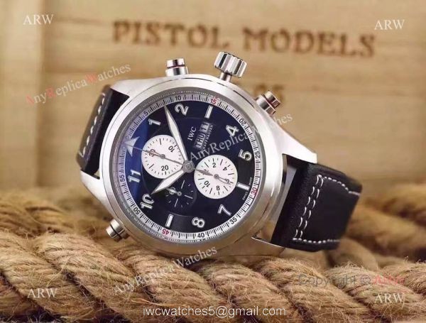 Copy Iwc Pilot Spitfire Chronograph White Dial Brown Leather Strap Copy Iwc Pilot Spitfire Chronograph White Dial Brown Leather Strap