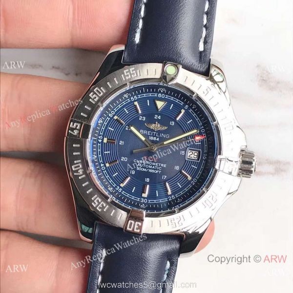 Swiss Grade Breitling Colt Automatic 500m SS Blue Face 40mm Watch Swiss Grade Breitling Colt Automatic 500m SS Blue Face 40mm Watch