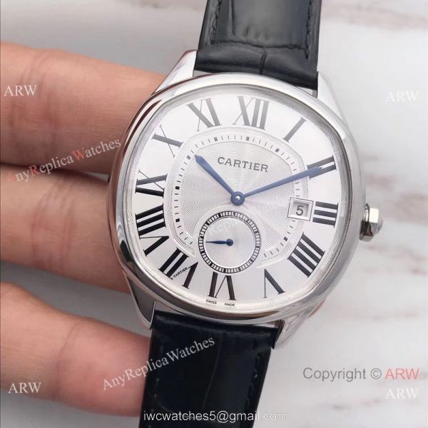 Swiss Cartier De Drive SS White Roman Dial 41mm Watch WGNM0003 Knock off Swiss Cartier De Drive SS White Roman Dial 41mm Watch WGNM0003 Knock off