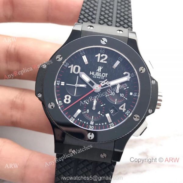 Replica AAA Hublot Big Bang Black Ceramic Bezel 44mm Watch 4100 Replica AAA Hublot Big Bang Black Ceramic Bezel 44mm Watch 4100