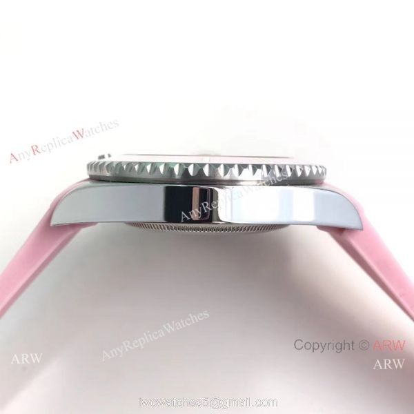 Copy Pink Face Pink Ceramic Bezel Pink Rolex Submariner Watch 40mm Copy Pink Face Pink Ceramic Bezel Pink Rolex Submariner Watch 40mm
