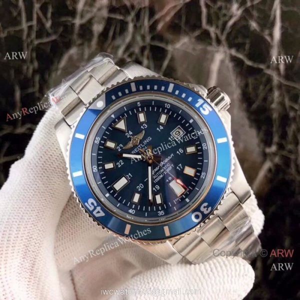 Replica Breitling Avenger Superocean Watch Stainless Steel Black Face Replica Breitling Avenger Superocean Watch Stainless Steel Black Face