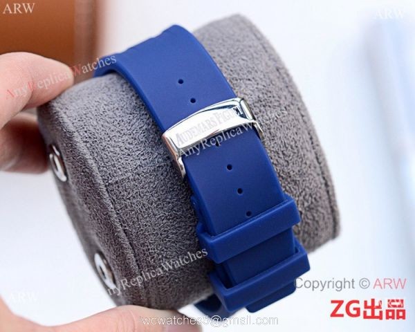 New Copy Audemars Piguet Iced Out Royal Oak Blue Chronograph Watch New Copy Audemars Piguet Iced Out Royal Oak Blue Chronograph Watch