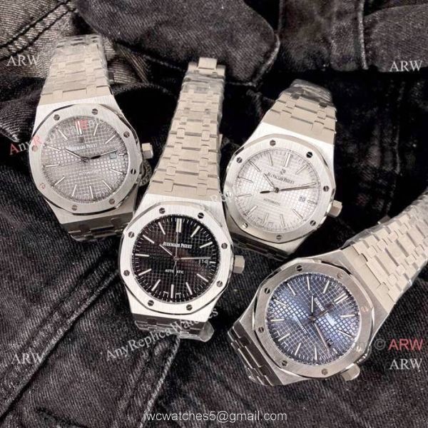 Best Quality Audemars Piguet Royal Oak Replica Watches 42mm Stainless Steel White Face Best Quality Audemars Piguet Royal Oak Replica Watches 42mm Stainless Steel White Face