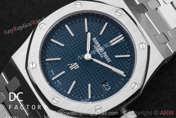 Replica Audemars Piguet Royal Oak Jumbo Extra Thin 39MM Watch Stainless Steel Blue Face Replica Audemars Piguet Royal Oak Jumbo Extra Thin 39MM Watch Stainless Steel Blue Face