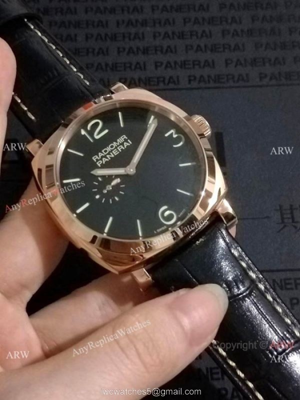 Copy Panerai Radiomir Rose Gold 44mm Watch Best Quality Copy Panerai Radiomir Rose Gold 44mm Watch Best Quality