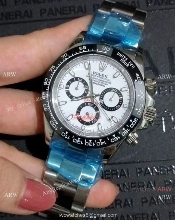 High Quality Rolex Cosmograph Daytona Watch Black Ceramic Stainless Steel High Quality Rolex Cosmograph Daytona Watch Black Ceramic Stainless Steel