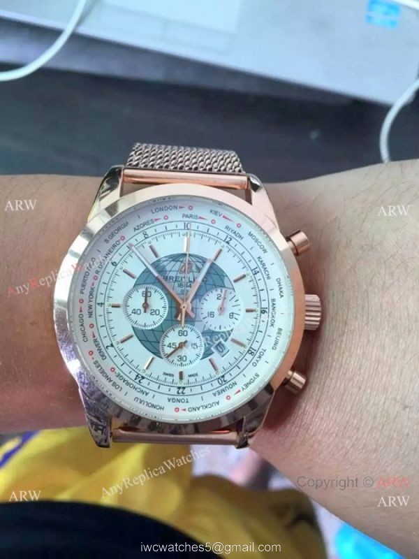 Copy Breitling Transocean Unitime B05 Rose Gold Watch 46 mm Copy Breitling Transocean Unitime B05 Rose Gold Watch 46 mm
