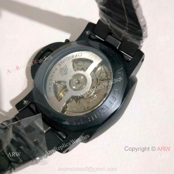 Solid Black Luminor GMT Panerai Bracelet PAM 438 Solid Black Luminor GMT Panerai Bracelet PAM 438