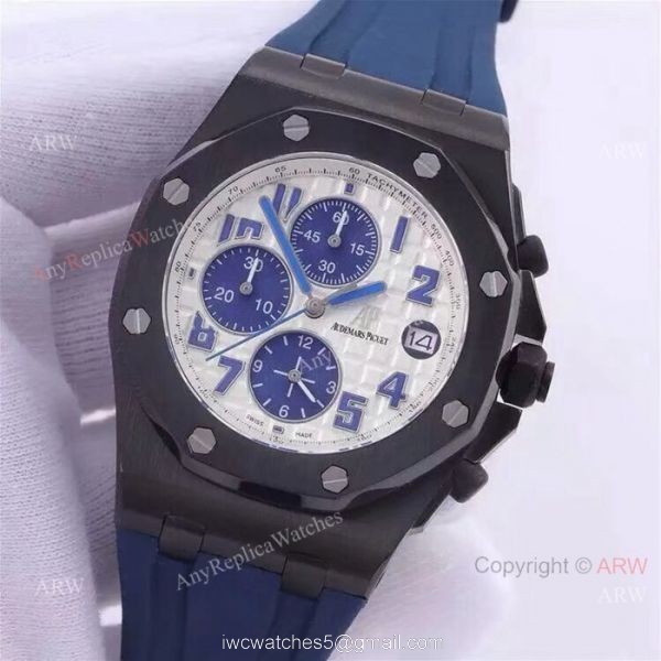Copy Royal Oak Offshore Audemars Piguet Watch Blue Rubber Strap Copy Royal Oak Offshore Audemars Piguet Watch Blue Rubber Strap
