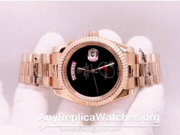 Rolex Day Date President Replica Watch Stainless Steel Onyx Dial Rolex Worldwide Shipping Rolex Day Date President Replica Watch Stainless Steel Onyx Dial Rolex Worldwide Shipping