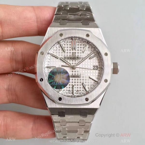 JF Factory Audemars Piguet Royal Oak Stainless Steel Blue 37mm Watches JF Factory Audemars Piguet Royal Oak Stainless Steel Blue 37mm Watches