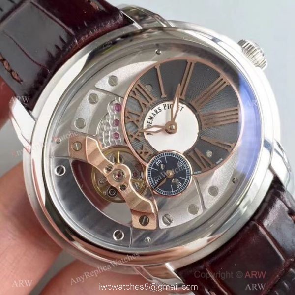 Swiss Replica Audemars Piguet Royal Millenary Cal.4101 SS Skeleton Dial Watch Swiss Replica Audemars Piguet Royal Millenary Cal.4101 SS Skeleton Dial Watch