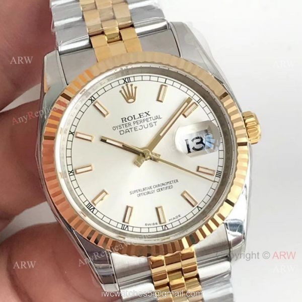 AR factory Replica Rolex DateJust 904L 3135 Watches Two Tone Jubilee Bracelet AR factory Replica Rolex DateJust 904L 3135 Watches Two Tone Jubilee Bracelet