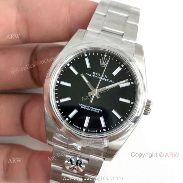 Swiss Copy Rolex Oyster Perpetual Stainless Steel Black Dial Watch Highest Quality AR Factory Rolex Swiss Copy Rolex Oyster Perpetual Stainless Steel Black Dial Watch Highest Quality AR Factory Rolex