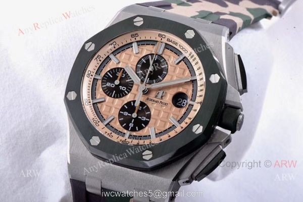 JF Copy Audemars Piguet Royal Oak Offshore 26400 CAL.3126 44mm Camouflage Watch JF Copy Audemars Piguet Royal Oak Offshore 26400 CAL.3126 44mm Camouflage Watch