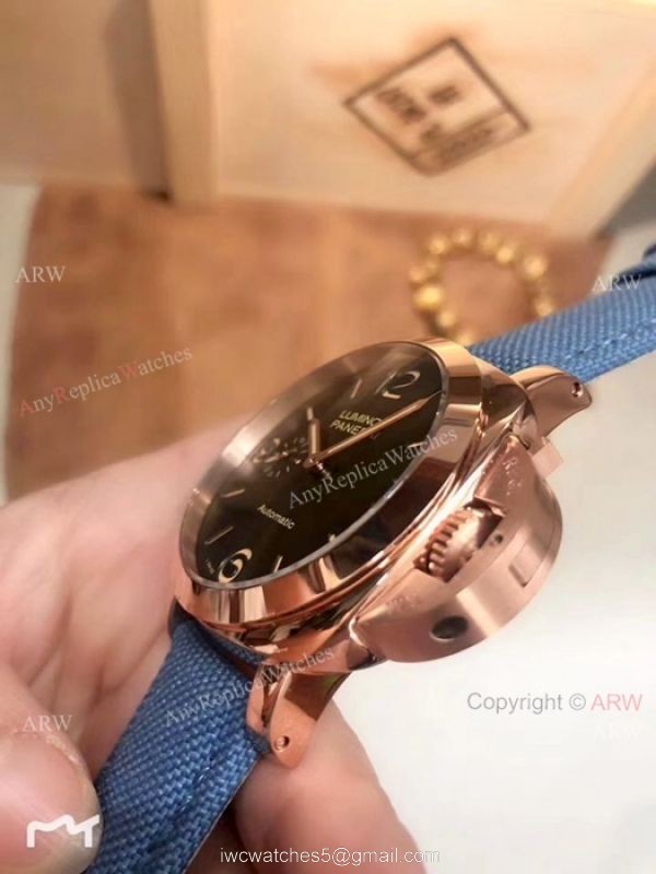 Panerai Luminor Watches Rose Gold Gray Face 44mm Panerai Luminor Watches Rose Gold Gray Face 44mm