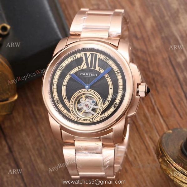 New Replica Cartier Calibre De Watches Two Tone Rose Gold New Replica Cartier Calibre De Watches Two Tone Rose Gold