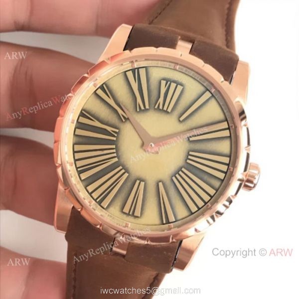 Newest Copy Roger Dubuis Excalibur Rose Gold Watch Swiss RD622 Newest Copy Roger Dubuis Excalibur Rose Gold Watch Swiss RD622