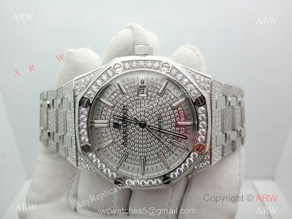 2019 Replica Audemars Piguet Ice Royal Oak Automatic Watch 41mm 2019 Replica Audemars Piguet Ice Royal Oak Automatic Watch 41mm