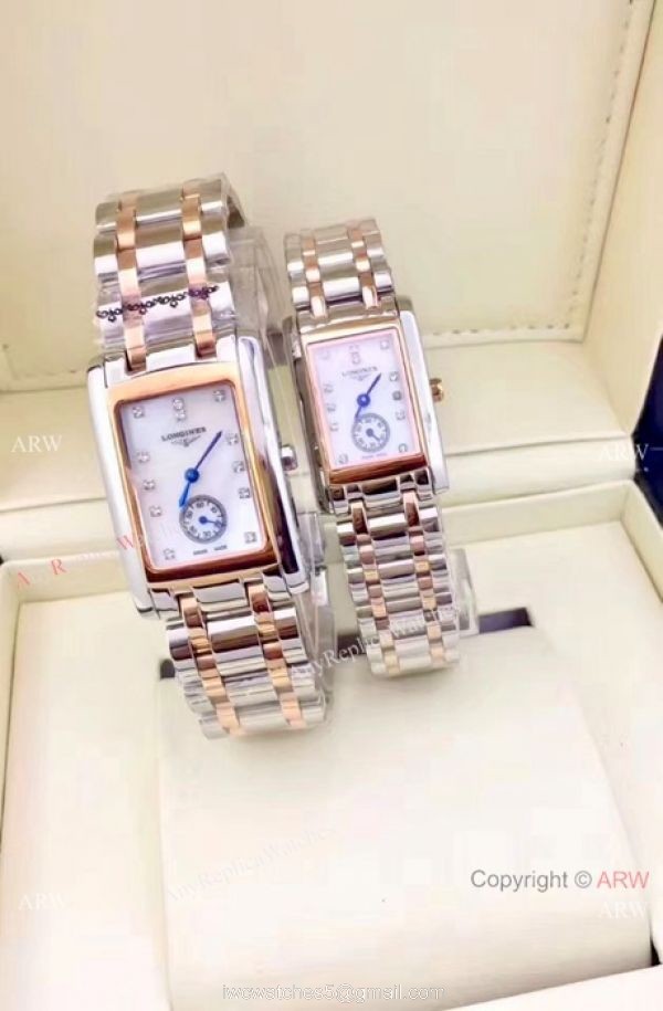 Replica Longines DolceVita Two Tone Rose Gold Watches 28mm 22mm Replica Longines DolceVita Two Tone Rose Gold Watches 28mm 22mm