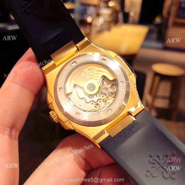 Patek Philippe Engraving Nautilus Anniversary Watch Gold Case 40MM Patek Philippe Engraving Nautilus Anniversary Watch Gold Case 40MM