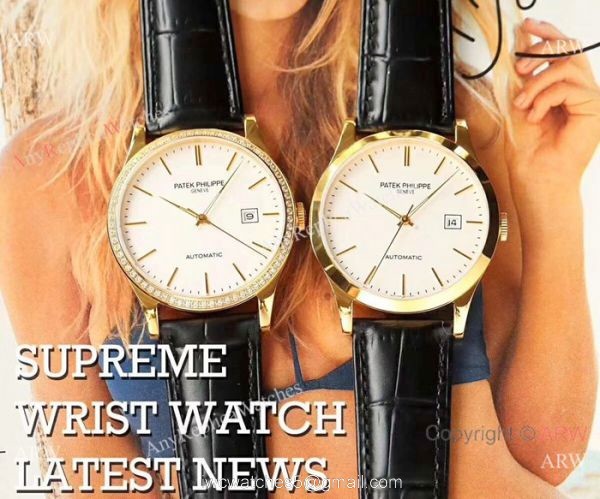 Patek Philippe Automatic Calatrava Watches Gold Case Patek Philippe Automatic Calatrava Watches Gold Case