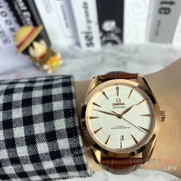Fake Omega Seamaster Aqua Terra Omega Watch White Face 40mm Fake Omega Seamaster Aqua Terra Omega Watch White Face 40mm