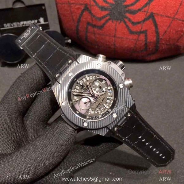 Hublot Geneve Big Bang Chronograph Watches Yellow Gummy Band Hublot Geneve Big Bang Chronograph Watches Yellow Gummy Band