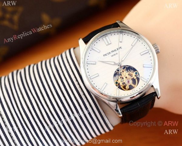 Patek Philippe Calatrava Copy Watches Two Tone Rose Gold Black Face Patek Philippe Calatrava Copy Watches Two Tone Rose Gold Black Face