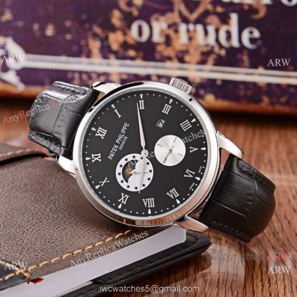 Clone Patek Philippe Calatrava moon phase Watches Automatic Movement Clone Patek Philippe Calatrava moon phase Watches Automatic Movement