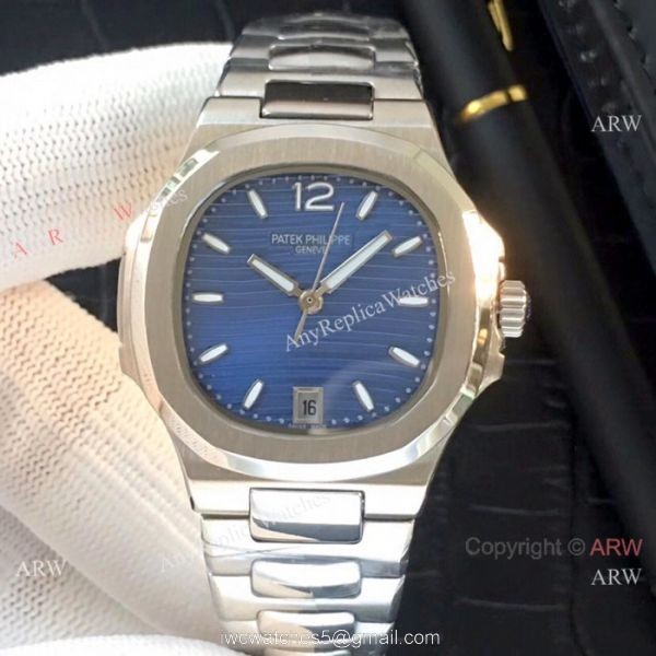 Fake Patek Philippe Nautilus Womens Watches SS Black Face QUARTZ Fake Patek Philippe Nautilus Womens Watches SS Black Face QUARTZ