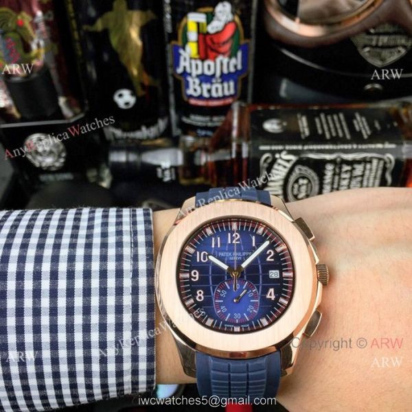 Japan Grade Patek Philippe Aquanaut Replica watch Rose Gold Brown Chronograph Dial Japan Grade Patek Philippe Aquanaut Replica watch Rose Gold Brown Chronograph Dial