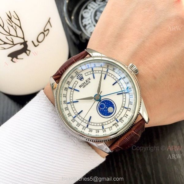 Rolex Geneve Cellini Moonphase SS Black Dial / New Baselworld Rolex Cellini Moonphase Replica Watch Rolex Geneve Cellini Moonphase SS Black Dial / New Baselworld Rolex Cellini Moonphase Replica Watch