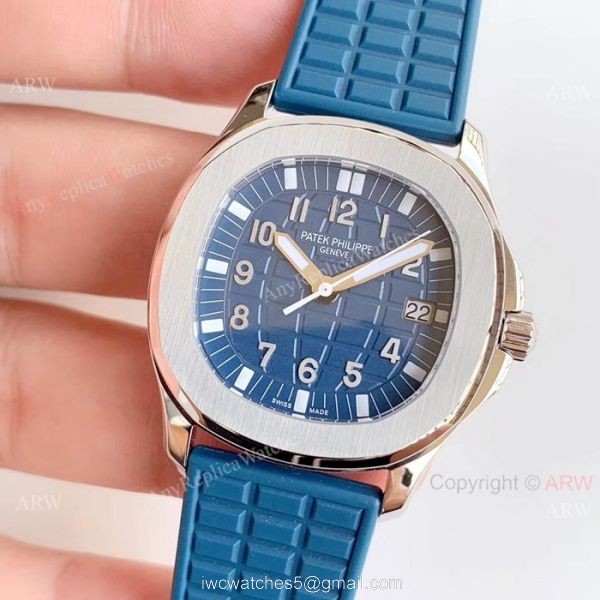 JJF Swiss Replica Patek Philippe Aquanaut Luce SS Blue Dial Watch 35mm JJF Swiss Replica Patek Philippe Aquanaut Luce SS Blue Dial Watch 35mm