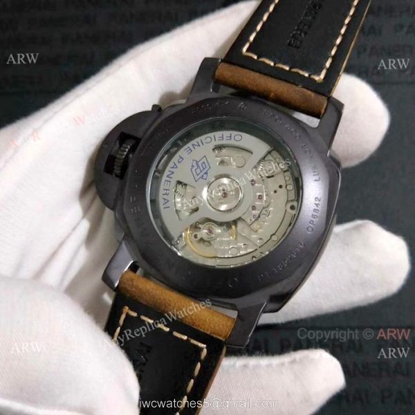 Fake Luminor Panerai GMT Ceramica Black Steel watch PAM0441 Fake Luminor Panerai GMT Ceramica Black Steel watch PAM0441