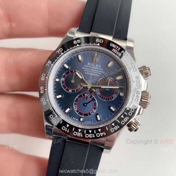 Noob Swiss 4130 Rolex Daytona Watch Blue Dial Rolex Oysterflex Replica Watch Noob Swiss 4130 Rolex Daytona Watch Blue Dial Rolex Oysterflex Replica Watch