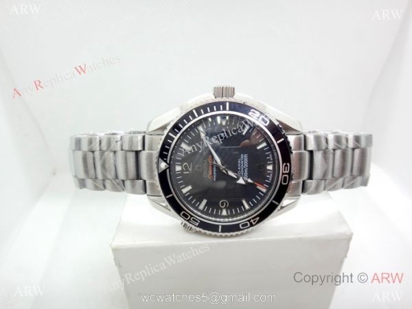 Fake Omega Seamaster Planet Ocean Stianless Steel Black Watch Fake Omega Seamaster Planet Ocean Stianless Steel Black Watch