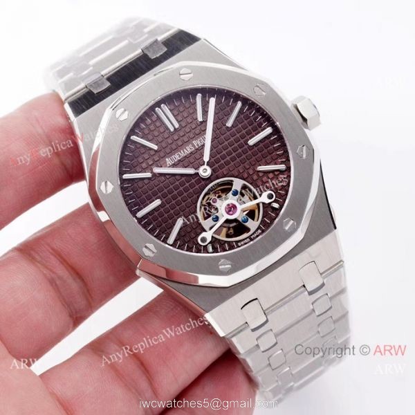 Swiss Replica Audemars Piguet Royal Oak Tourbillon SS Blue Dial watch 2924 Movement Swiss Replica Audemars Piguet Royal Oak Tourbillon SS Blue Dial watch 2924 Movement