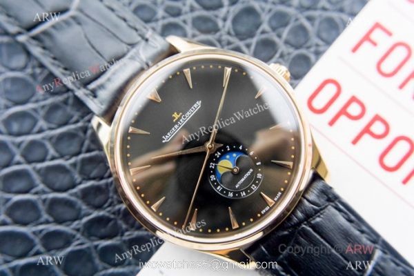 Swiss Copy Jaeger-LeCoultre Master Ultra Thin Moon 39 mm Watch Gold Case Swiss Copy Jaeger-LeCoultre Master Ultra Thin Moon 39 mm Watch Gold Case