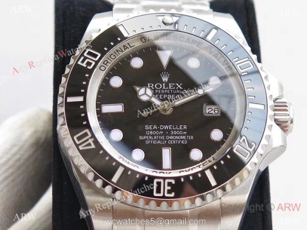 Best Replica Rolex Deepsea SEA-DWELLER SS Black Dial 44mm Watch Rolex VR Factory &8216;MAX Best Replica Rolex Deepsea SEA-DWELLER SS Black Dial 44mm Watch Rolex VR Factory &8216;MAX
