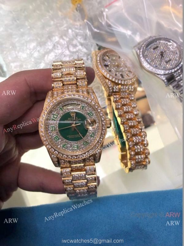 Rolex Presidential Diamond Bezel Replica Watch Day Date 28mm Women/Men Rolex Presidential Diamond Bezel Replica Watch Day Date 28mm Women/Men