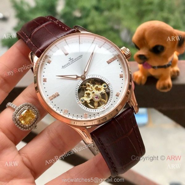 Copy Jaeger LeCoultre Master Tourbillon Watches Two Tone Rose Gold Copy Jaeger LeCoultre Master Tourbillon Watches Two Tone Rose Gold