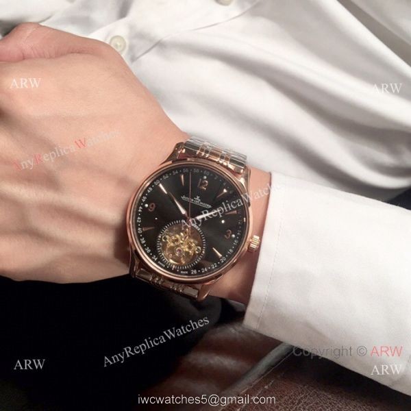 Best Copy Jaeger-LeCoultre Two Tone Rose Gold Tourbillon Watch 42mm Best Copy Jaeger-LeCoultre Two Tone Rose Gold Tourbillon Watch 42mm